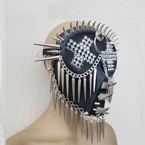 Streampunk Mask,Burning Man Festival Mask,Rave Mask Halloween Costume