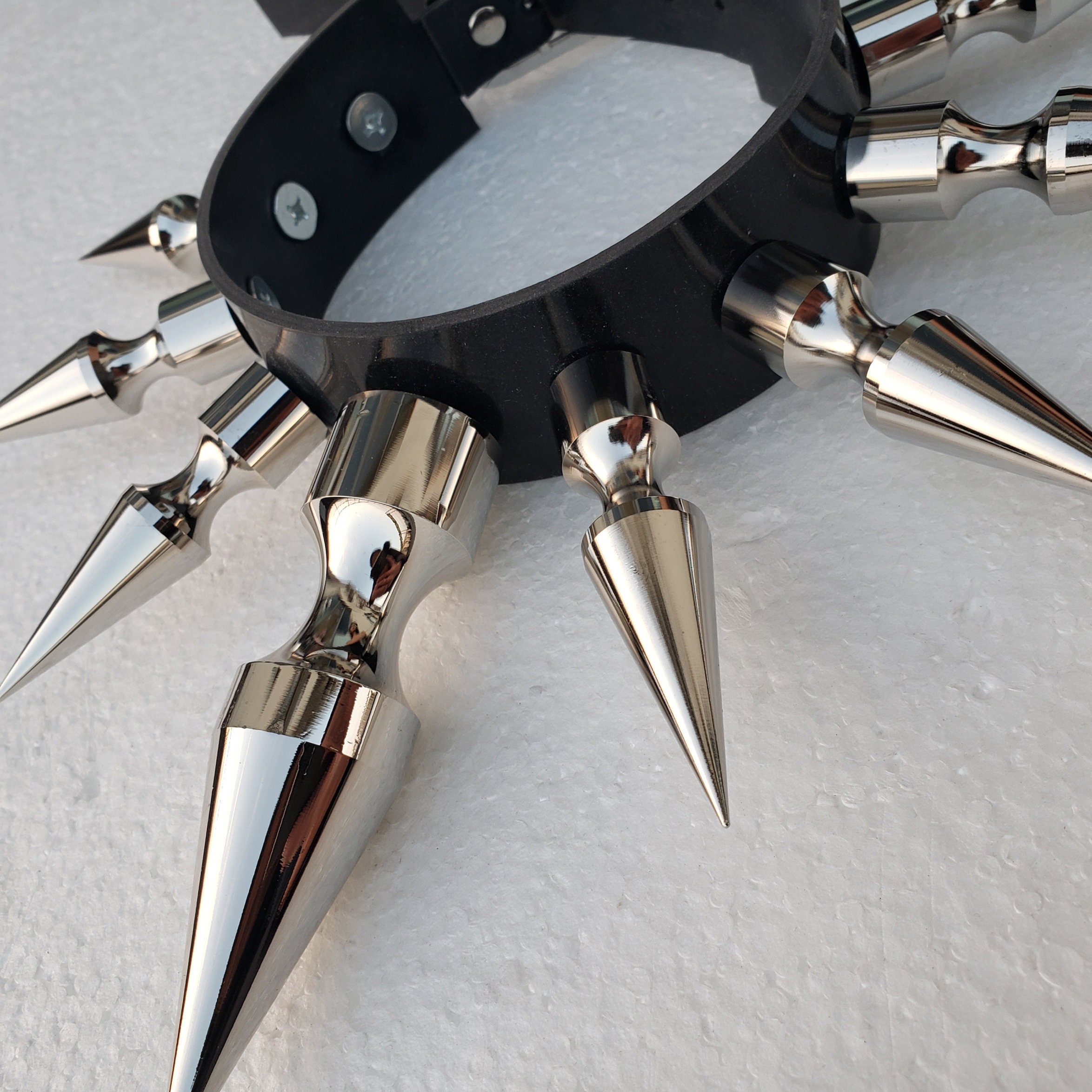 Big spiked choker deals
