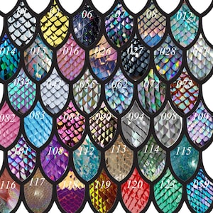Large Size Iridescent Plastic Scalemail Scales: 500pcs Bulk, Cosplay Dragon LARP Armor