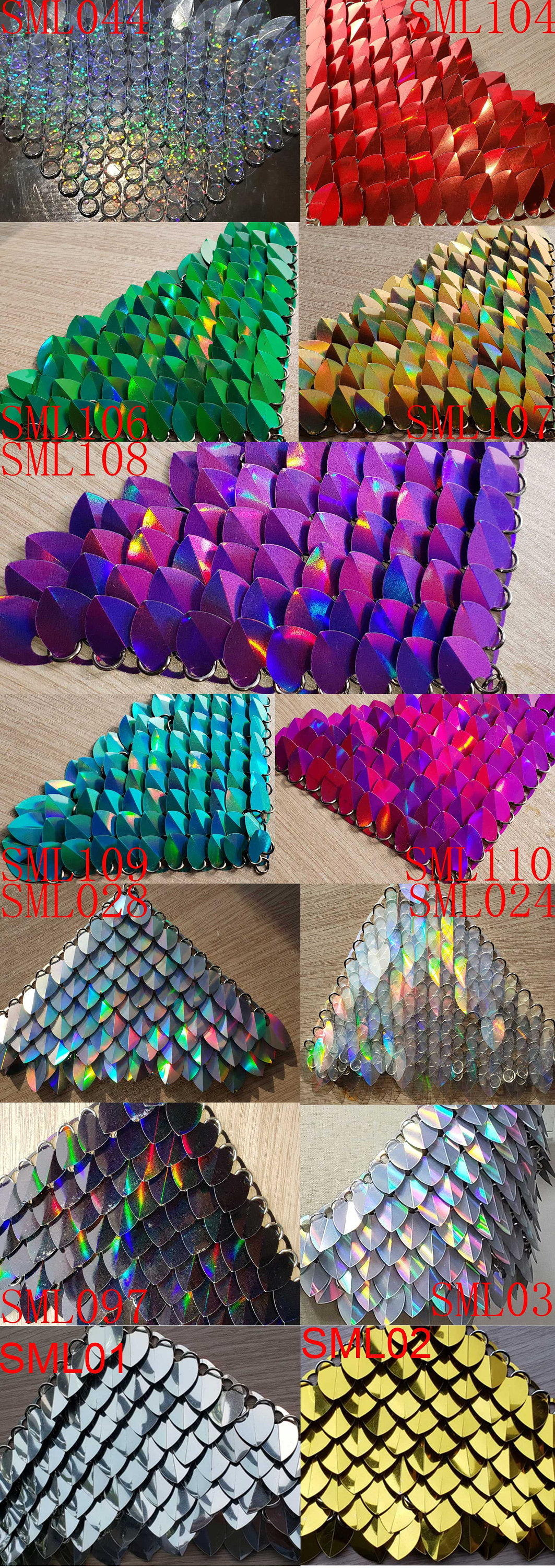 Wholesale 500pcs Thin Plastic Scalemail Scales Bulk and Etsy