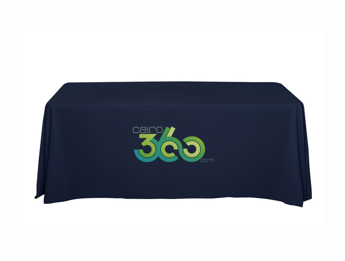 Custom Printed Company Tablecloth with Logo Etsy