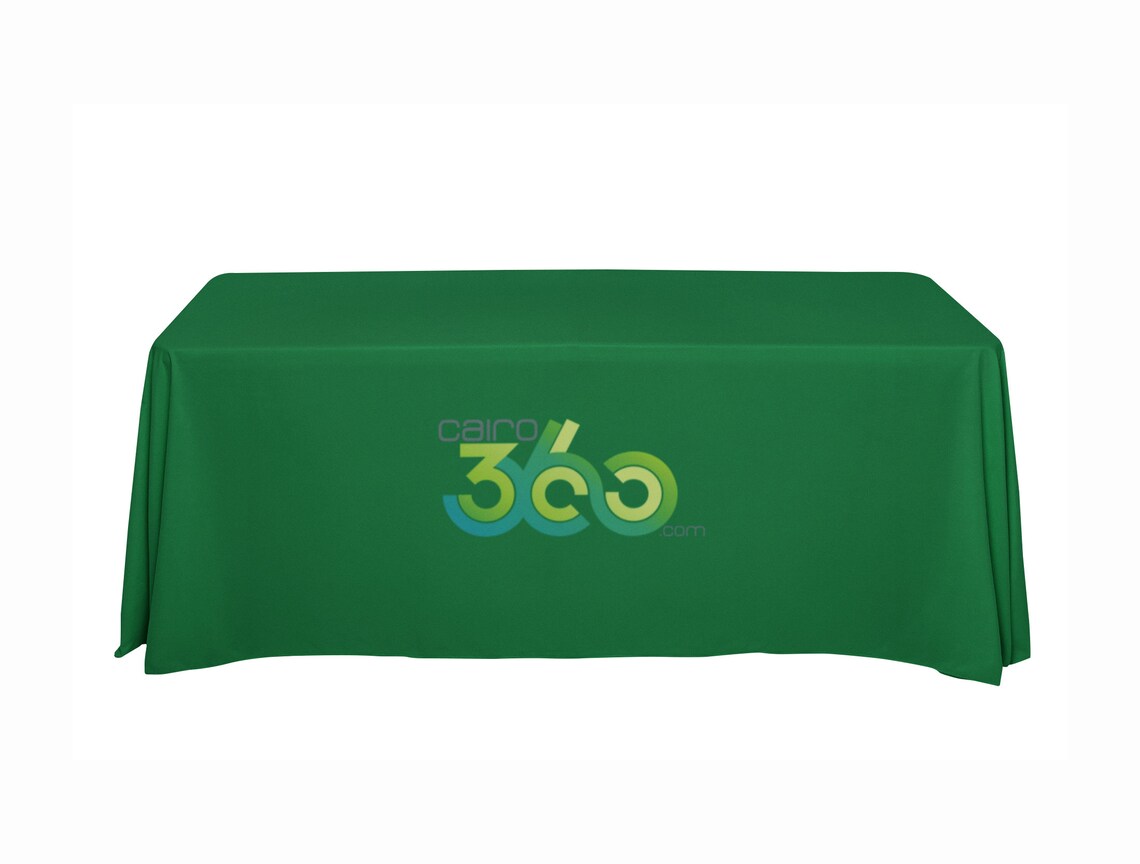Custom Printed Company Tablecloth with Logo Etsy