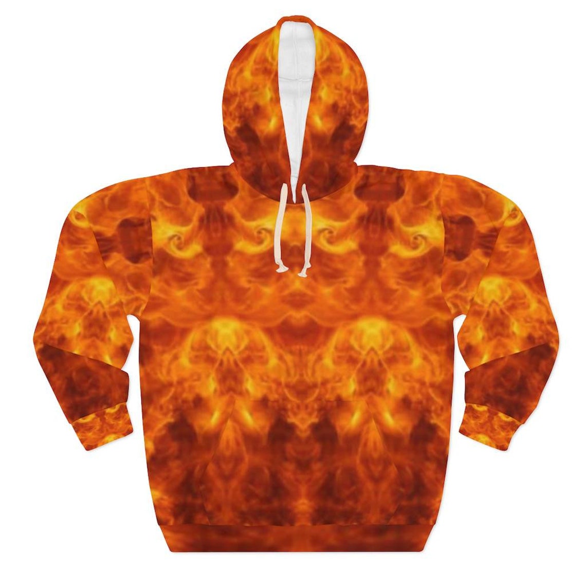 jumpman fire hoodie