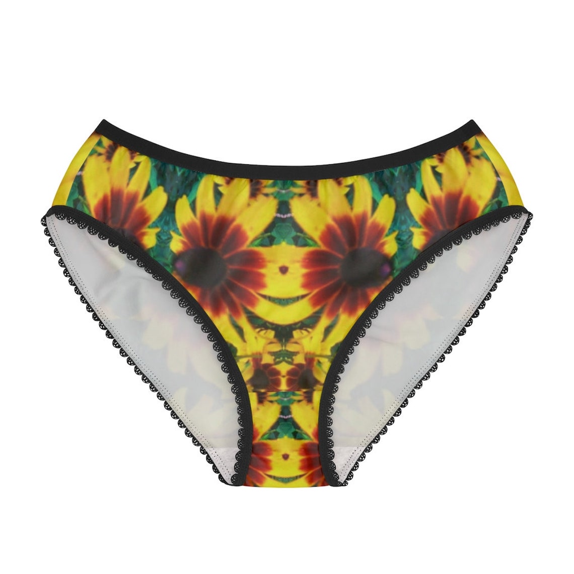 Women's Underwear With a Cute Flower Pattern in a Boho Etsy