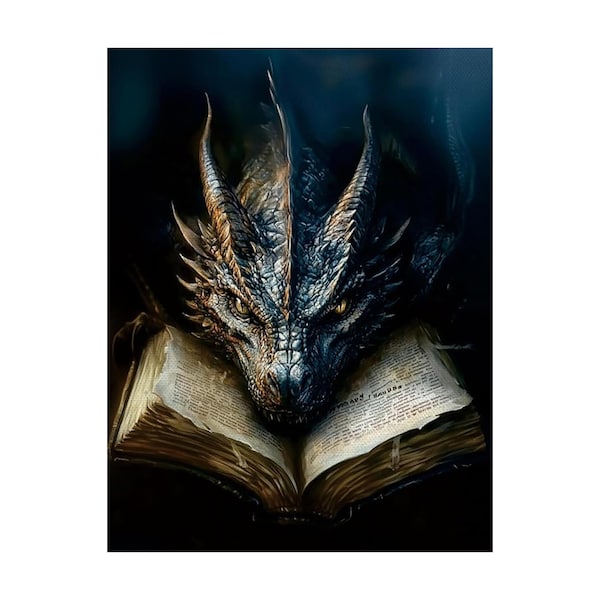 Dragon Diamond Painting Kit: 5D Full Drill Diamond Art for Beginners
