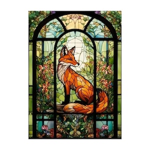 5D Fox Diamond Painting Kit: Sparkly Mosaic Art, Home Wall Decor
