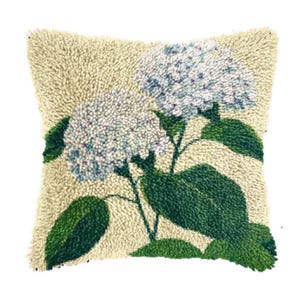 DIY-kussenset met vergrendelingshaak: ontwerp met hortensiabloemen