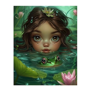 Dark Girl Diamond Painting Kit: Mosaic Embroidery Home Decor