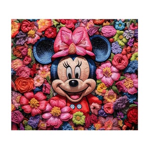 Minnie Mouse Diamond Painting Kit: 5D DIY Mosaic Embroidery