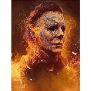 Michael Myers Diamond Painting Kit: Mosaic Embroidery Wall Decor