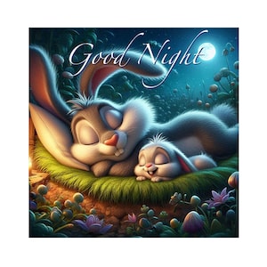 Rabbit Diamond Painting Kit: Rhinestone Mosaic Embroidery