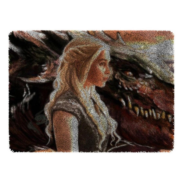 Dragon Latch Hook Etsy