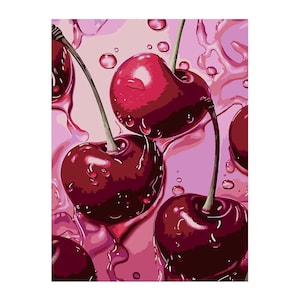 Cherry Blossom Diamond Painting Kit: DIY Mosaic Embroidery, Home Wall Decor