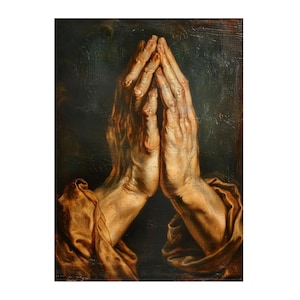 5D DIY Diamond Painting Kit，Man Praying Hand Diamond Art,Mosaic Embroidery, Full Drill Painting Diamond Cross Stitch Home Wall Decor