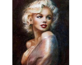 Marilyn Monroe Diamond Painting Kit: 5D DIY Mosaic Art Home Decor