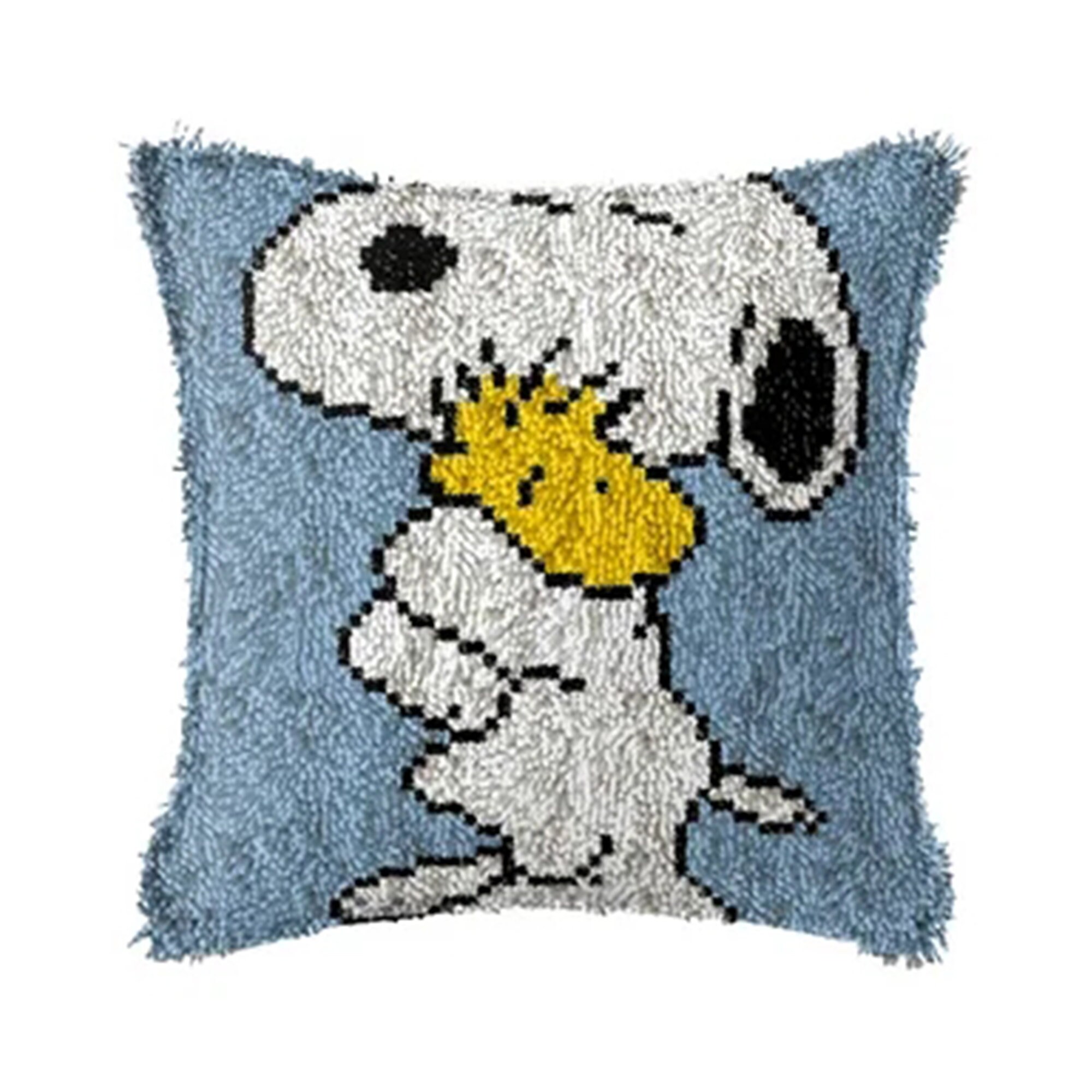 2 Taies D’oreiller Snoopy – Blanc, Coton, Carré Standard, Vintage