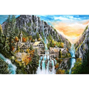Rivendell Diamond Painting Kit: 5D Mosaic Home Decor