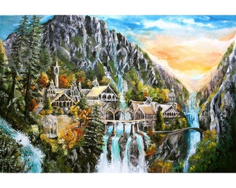 Rivendell Diamond Painting Kit: 5D Mosaic Home Decor