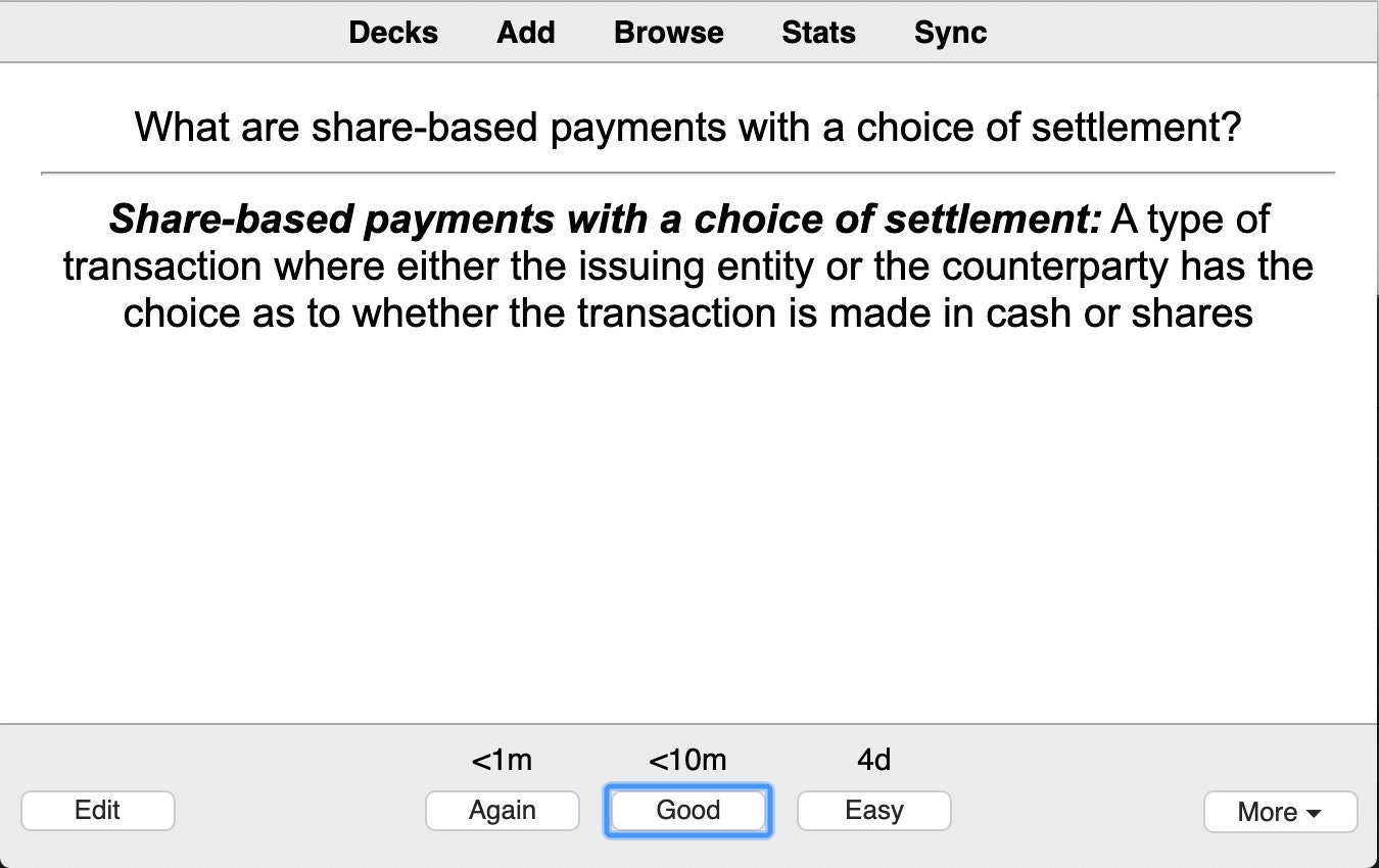 ACA Advanced Level Anki Flashcards by Luke James Etsy UK
