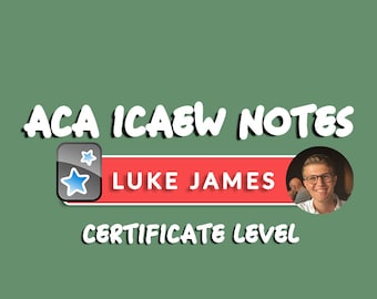 ACA Certificate Level Notes by Luke James