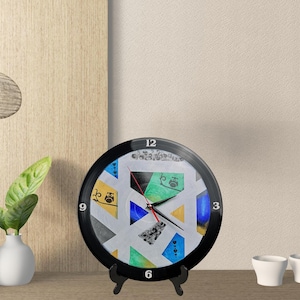 Buho Owl Vinyl Record Clock - 12” Boho Chic Wall Art for Nature Lovers