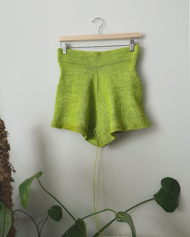 M4Y KNIT SHORTS made to measure summer knitting pattern pockets image 2