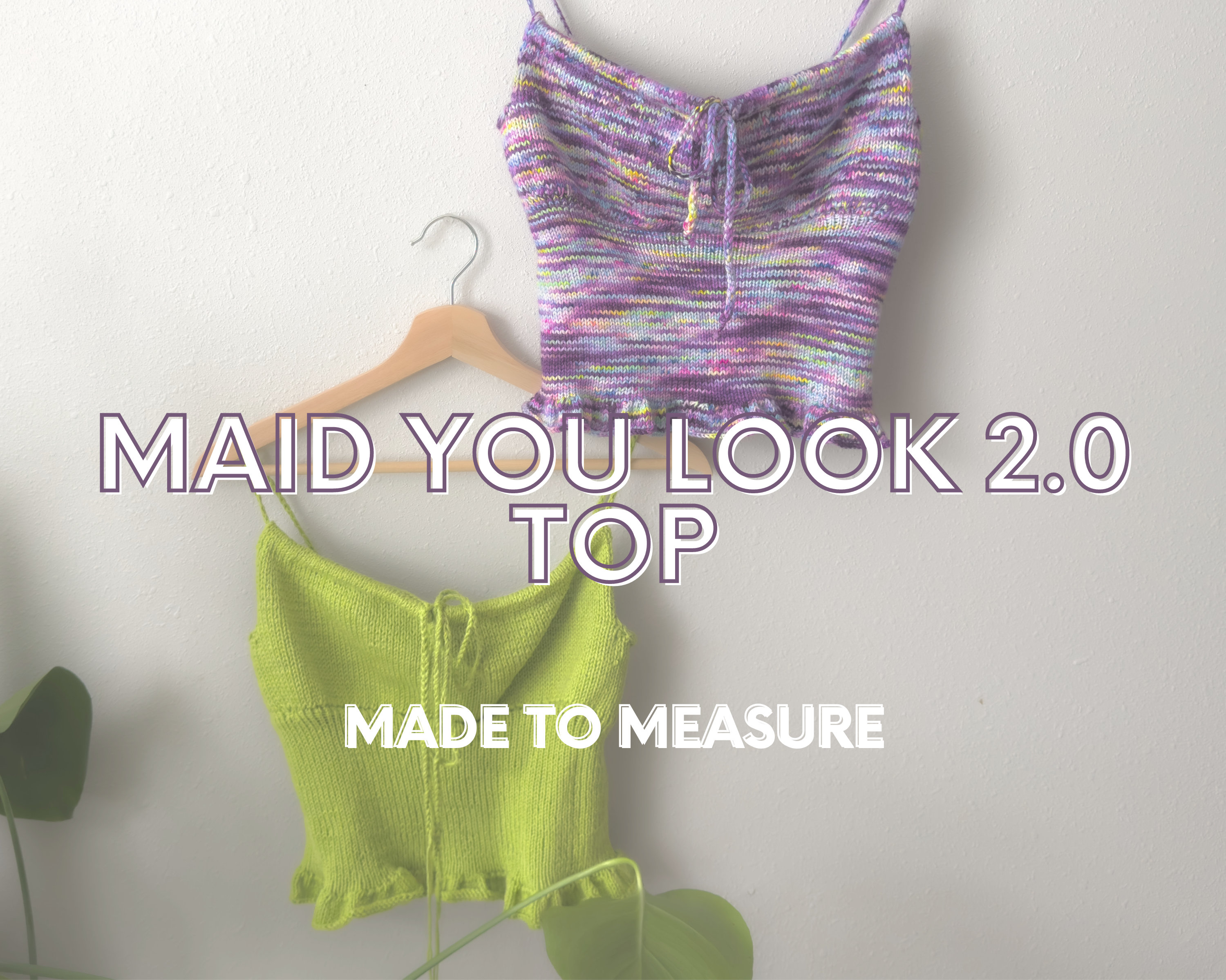 MAID YOU LOOK Top 2.0 Made to Measure Summer Strappy