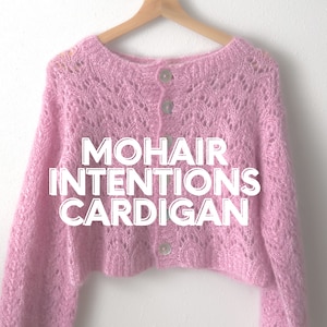 MOHAIR INTENTIONS SWEATER Romantic Lace Knitting Pattern