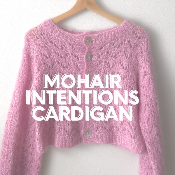 MOHAIR INTENTIONS SWEATER Romantic Lace Knitting Pattern
