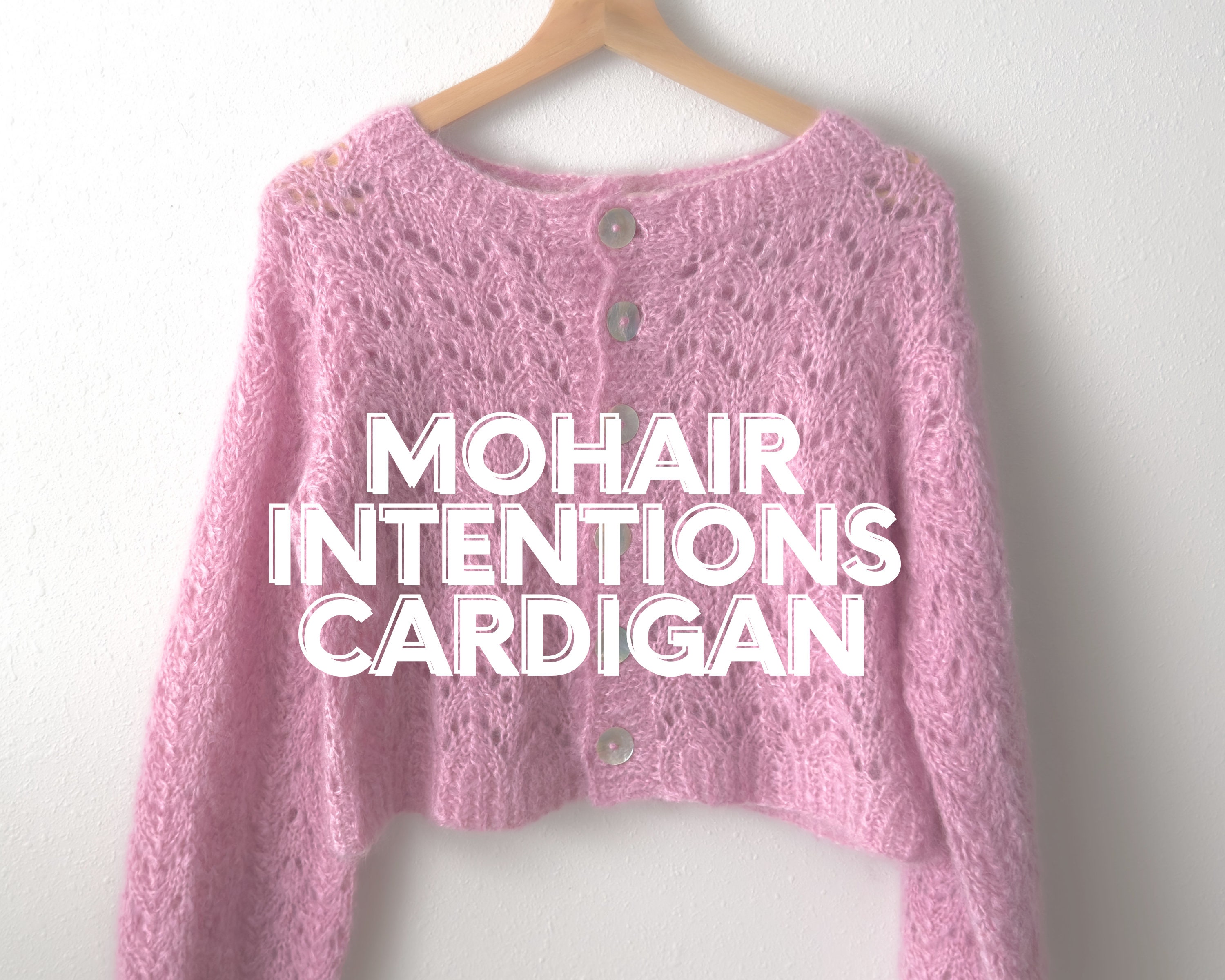 MOHAIR INTENTIONS SWEATER Romantic Lace Knitting Pattern - Etsy
