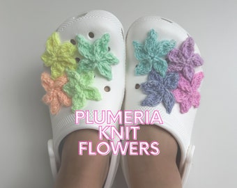 PLUMERIA KNIT FLOWERS pdf-breipatroon