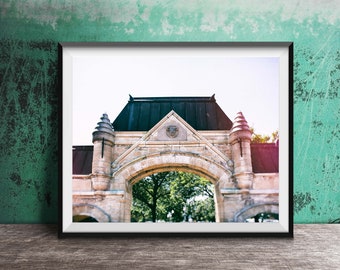 Chicago Photography Print - Union Stockyards Gate - Unframed Wall Art Print - Chicago Southside Street Photo Print - Chicago, Illinois