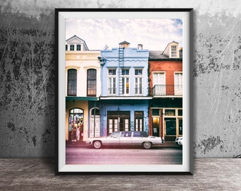 New Orleans Photography Print - Original Unframed Wall Art - NOLA Architecture Prints, French Quarter Art Print, Balconies