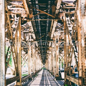 Chicago Photography Print Unframed Wall Art Print Chicago Street Photo Print Uptown, Chicago, Illinois CTA Elevated Tracks image 2