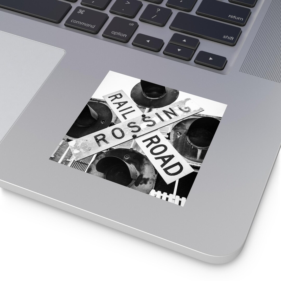 Rail Sticker Rid Railroad Crossing Sign Sticker | Square Vinyl Sticker - Etsy