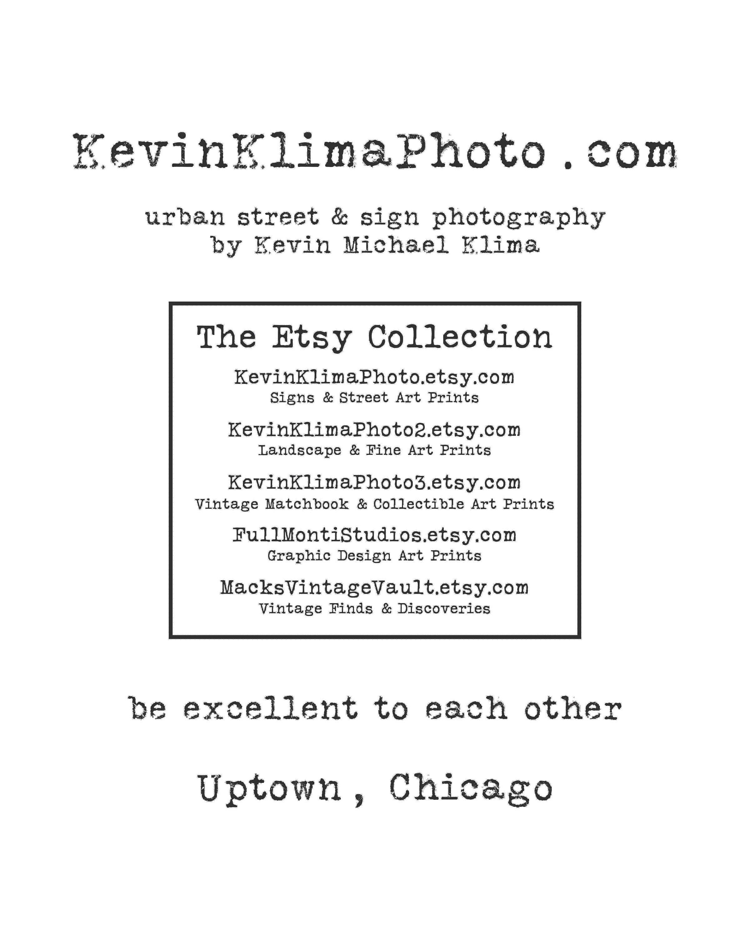 Chicago Photography Art Print Original Unframed Wall Art Print City