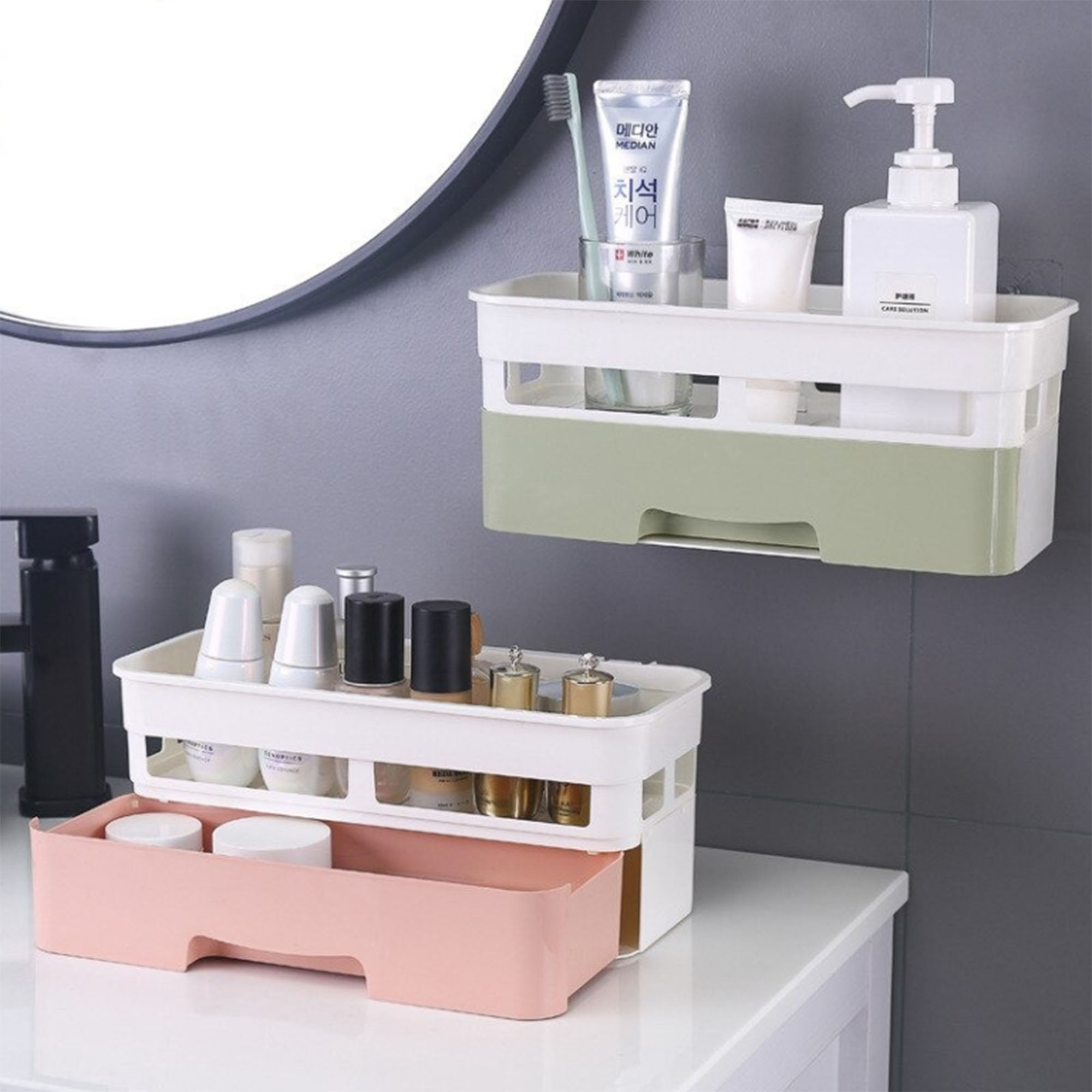 Bathroom Decor Bathroom Shelf Shampoo Holder Shower Shelves Etsy