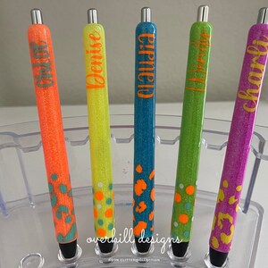 Neon Glitter Pens