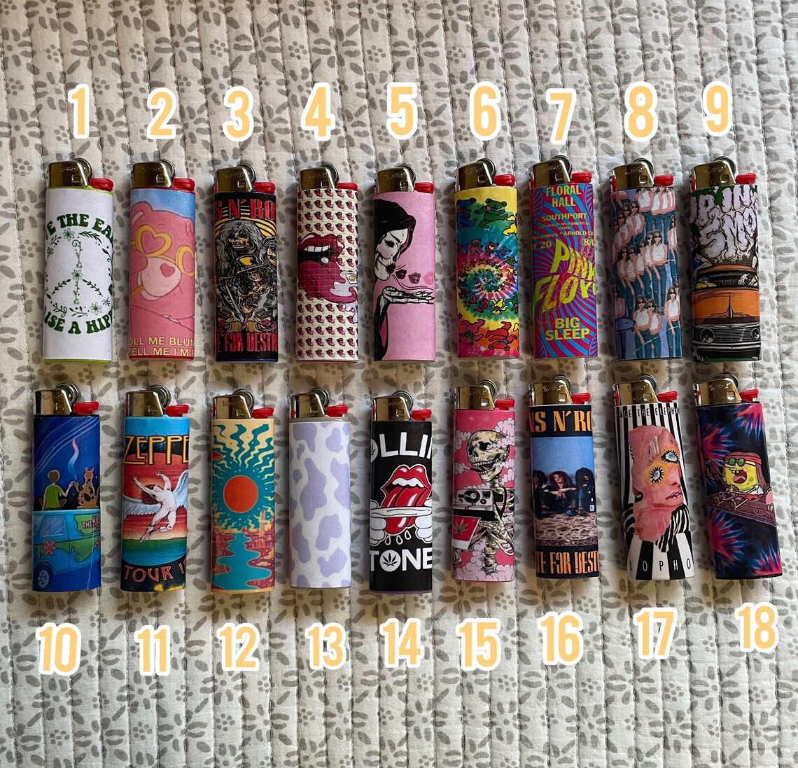 Custom lighter covers Etsy