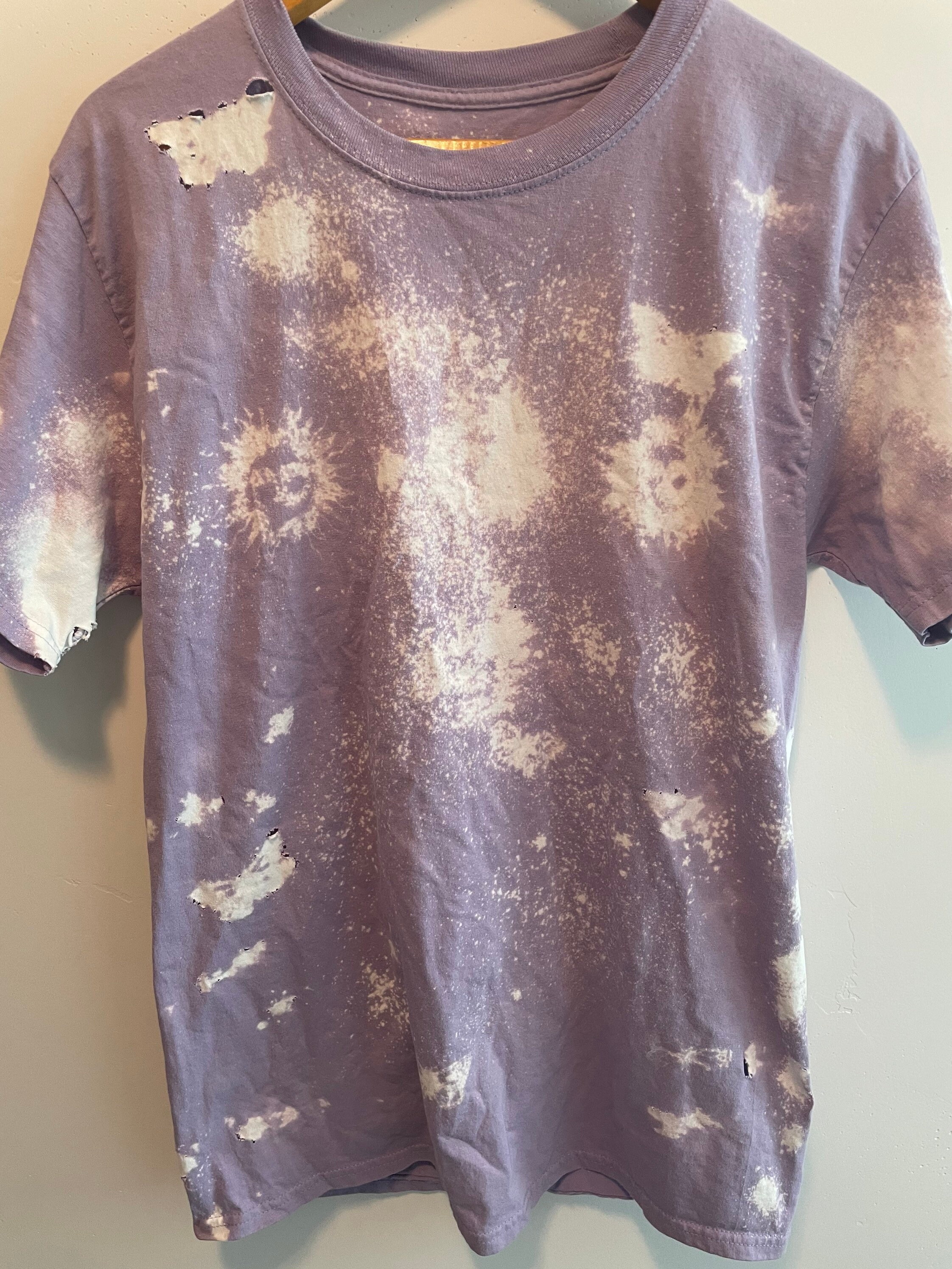 distressed tie dye shirt