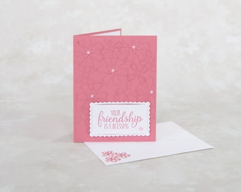 Your Friendship is a Blessing Card