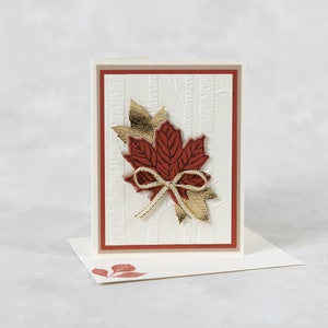 Carte d’automne Maple Leaf