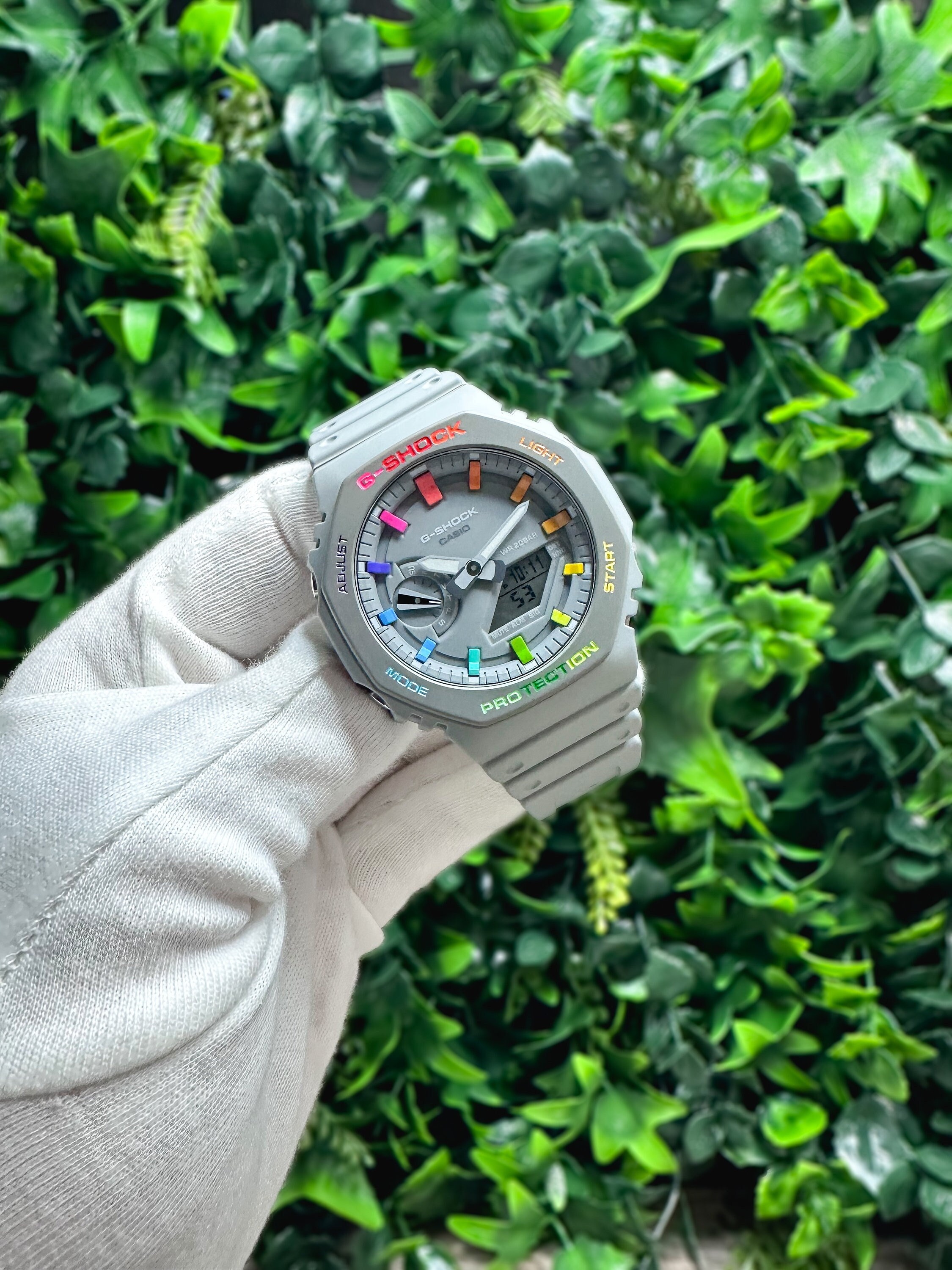G Shock CasiOak「レインボーグレー」 - グレー/レインボー G Shock CasiOak「レインボーグレー」 - グレー/レインボー