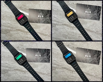 Custom Casio Calculator Watch with Color Screen Mod (Pick your color)