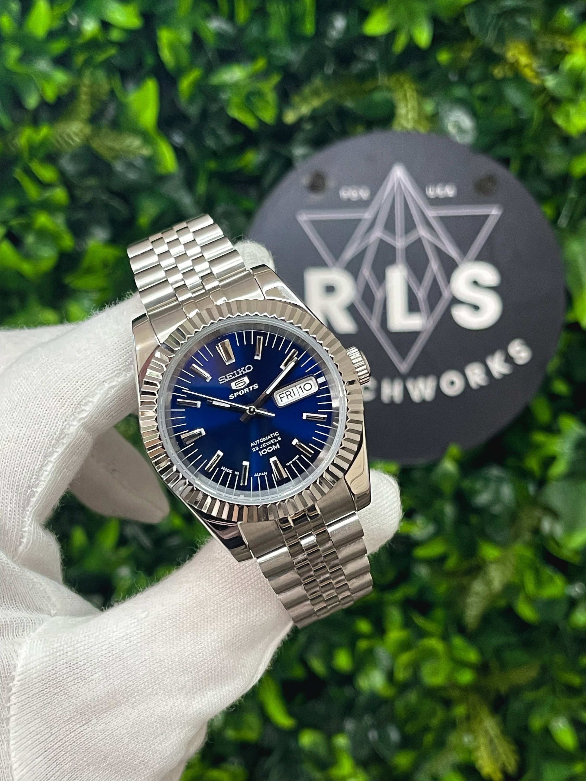 The blue Liquid seiko Mod NH36 NH35 Daydate - Etsy Denmark