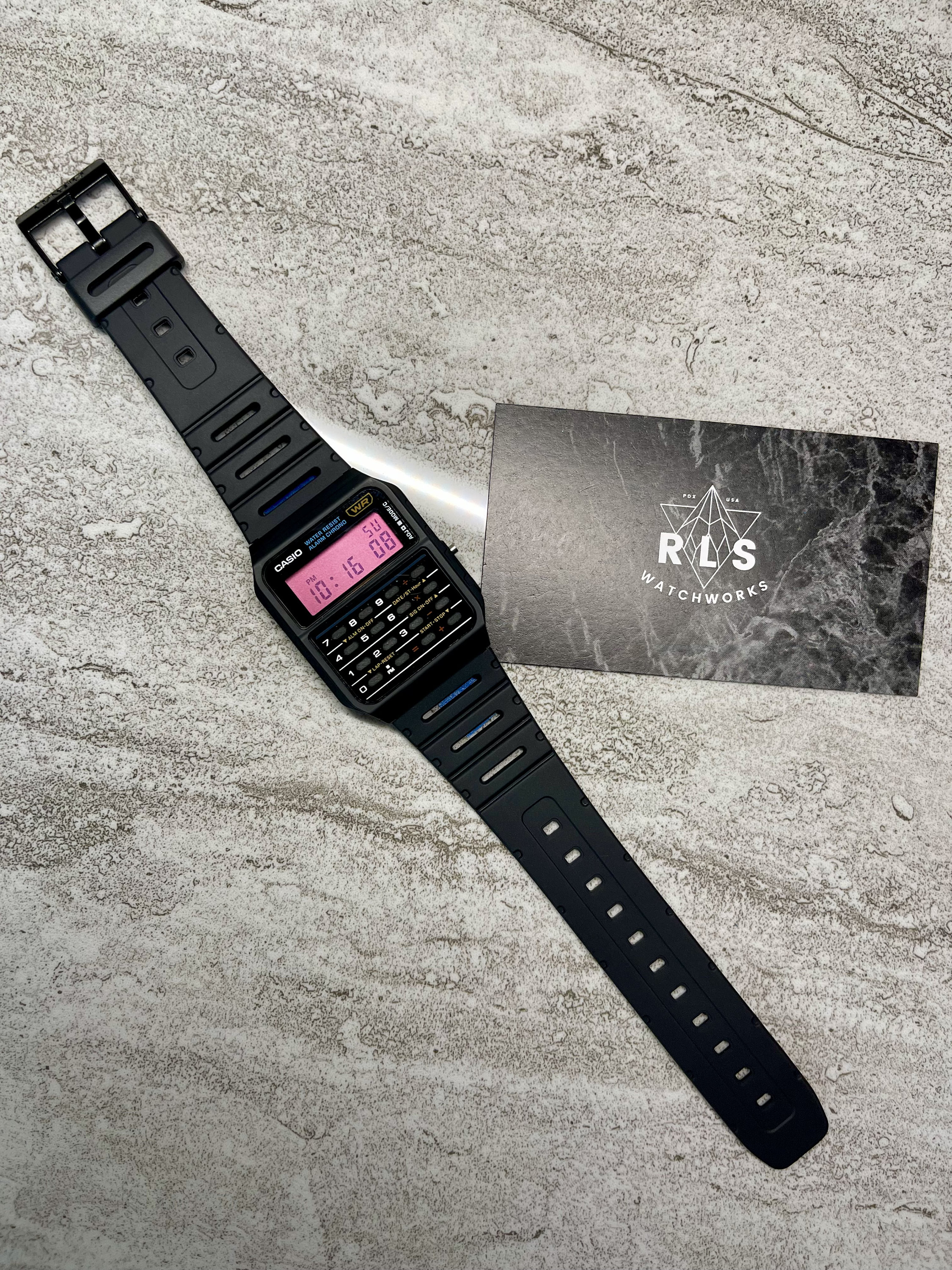 Custom Casio Calculator Watch With Color Screen Mod (pick Your Color ...
