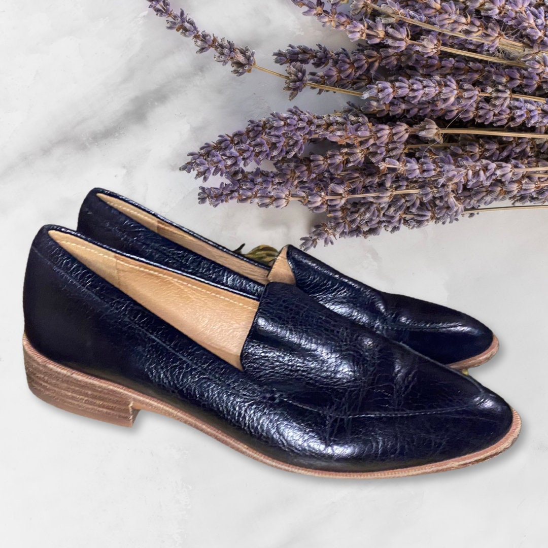 full grain leather flats