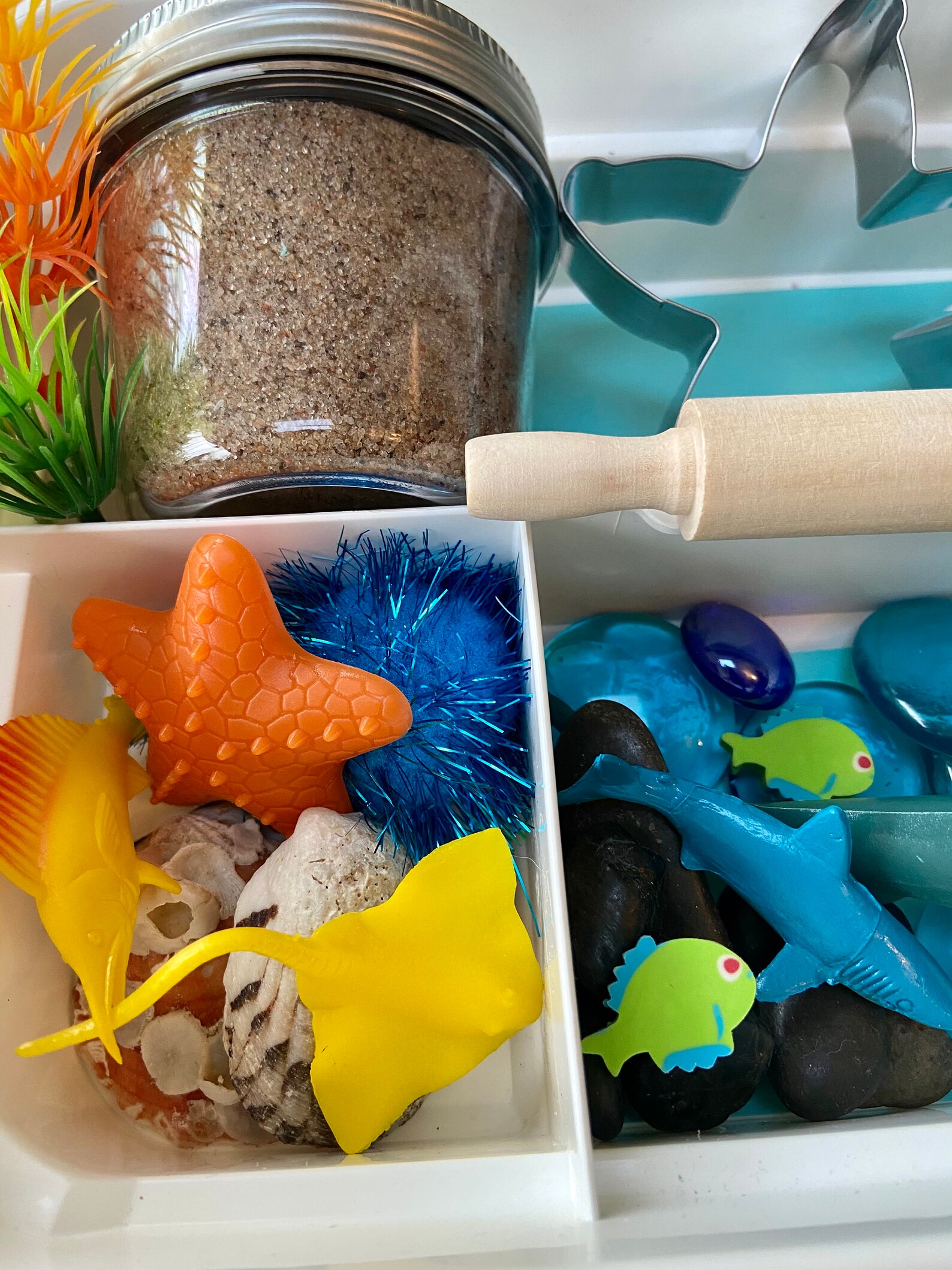 Ocean Play Dough Kit Under the Sea Play Dough kit Sea life Etsy