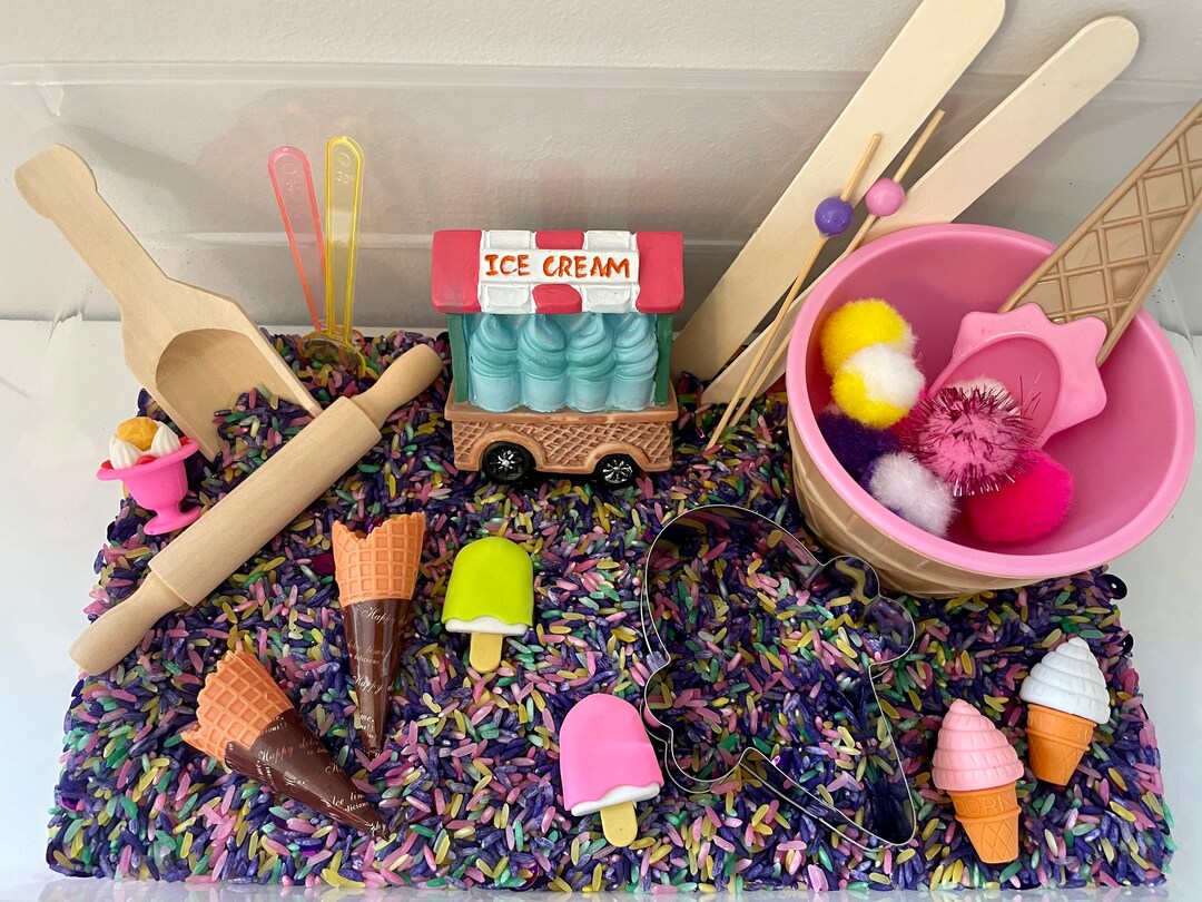 Ice Cream Sensory Bin Ice Cream Sensory Kit Summer Sensory Etsy