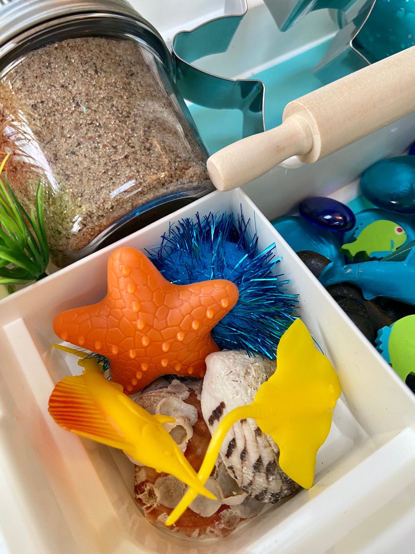 Ocean Play Dough Kit Under the Sea Play Dough kit Sea life Etsy